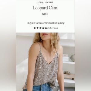 Leopard print Jenni Kayne Cami